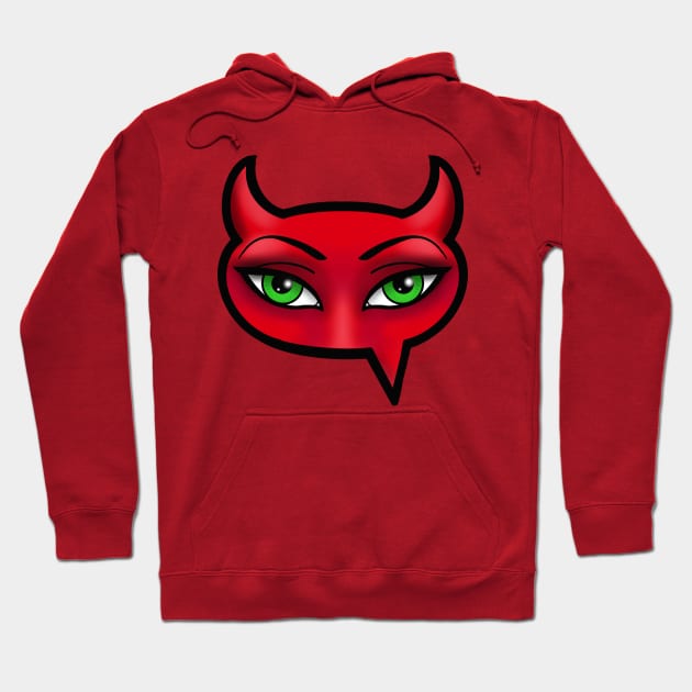 Devil Made Me Do It Hoodie by MetroInk
